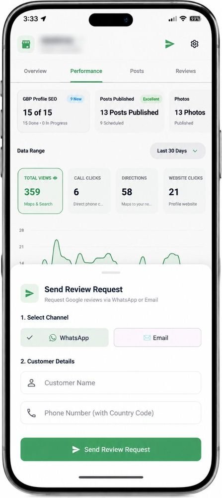 Collect Reviews Mockup